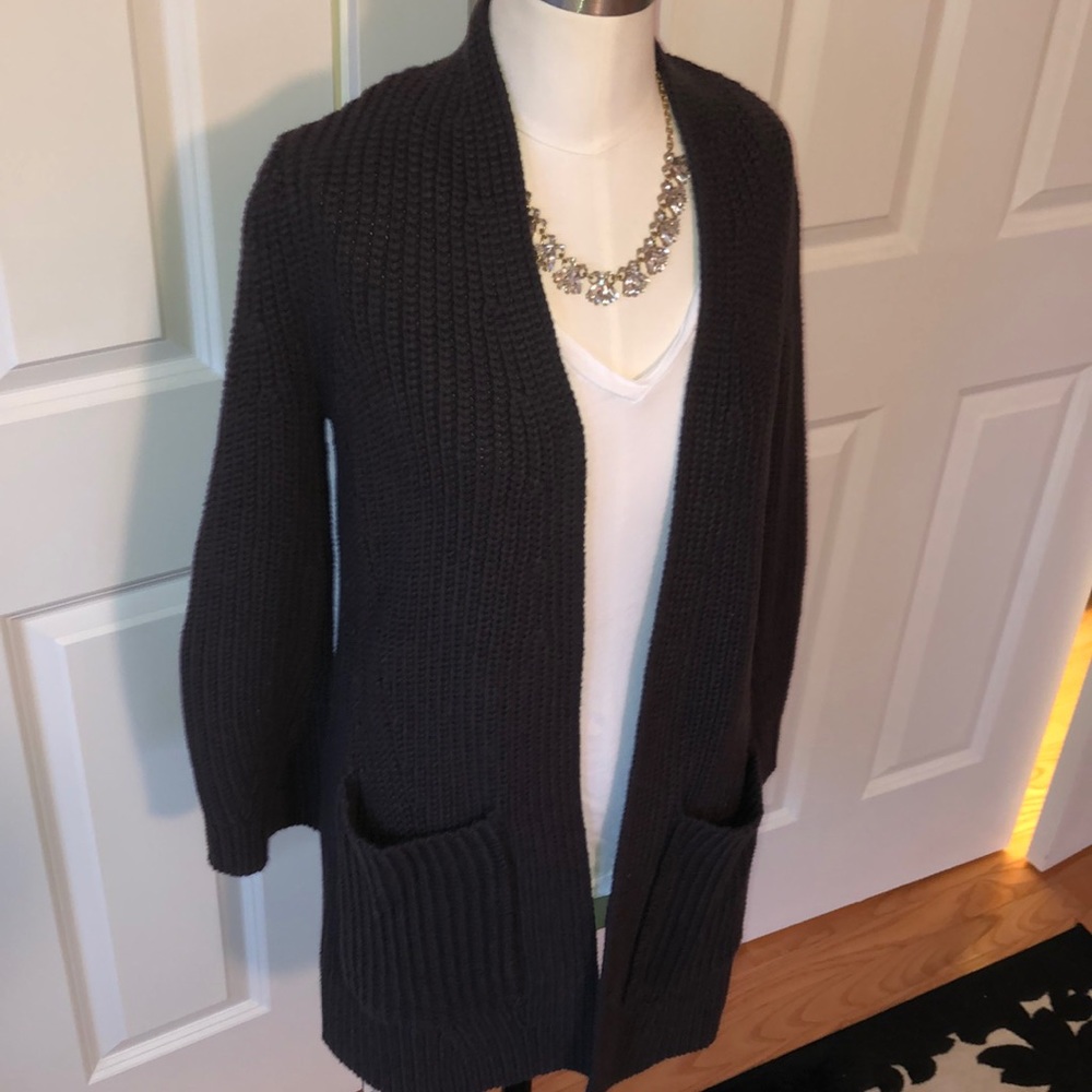 Charcoal Gray Loft Lounge Cardigan